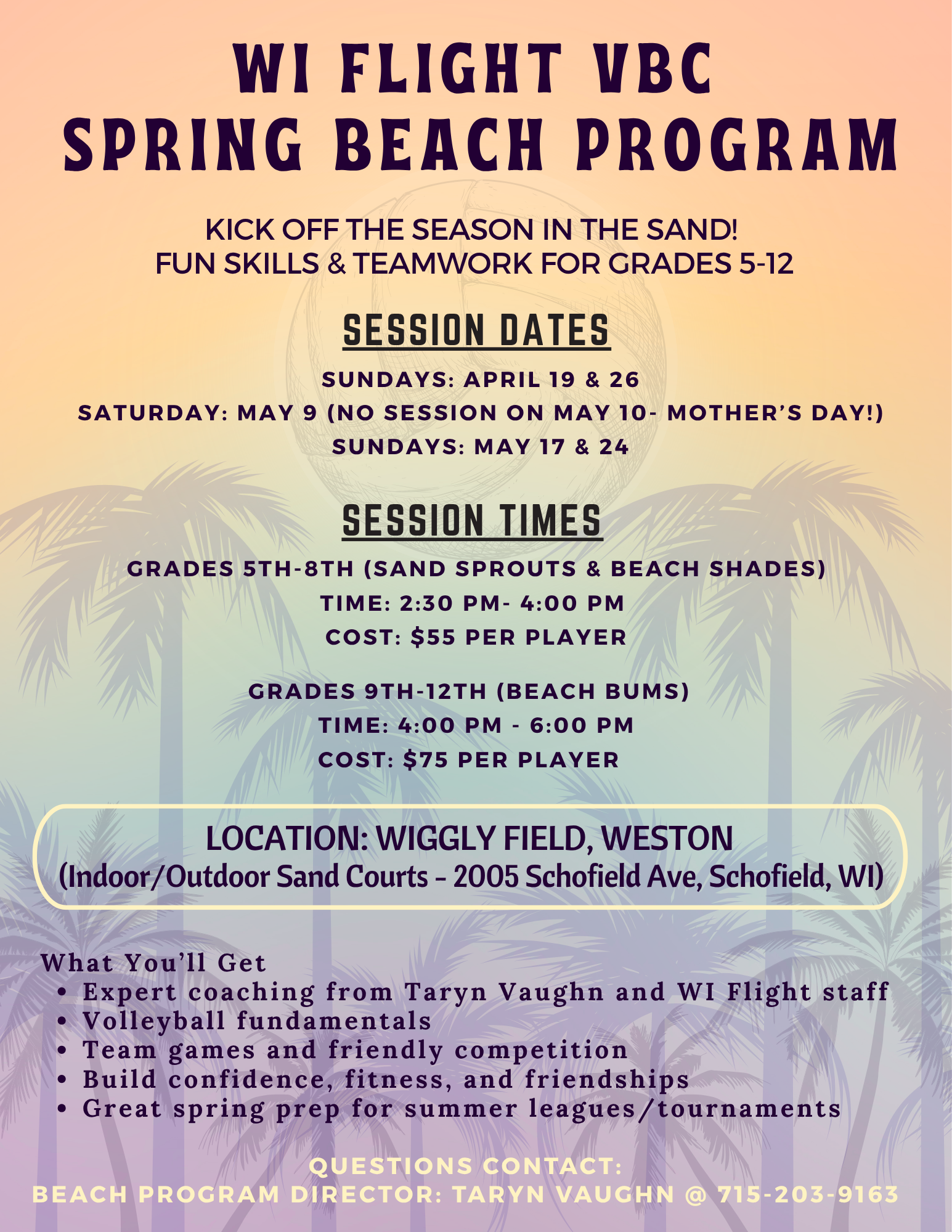 Beach Instructional Program 2026